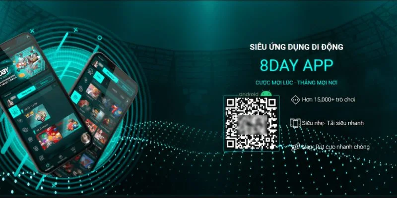 App 8 DAY truy cập rất dễ sử dụng.